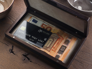 Logotrade mainoslahjat ja liikelahjat tuotekuva: Puinen setelilaatikko 1816121