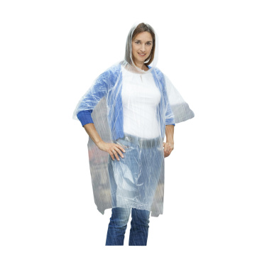Logo trade liikelahjat mainoslahjat kuva: Kirkas poncho/sadetakki