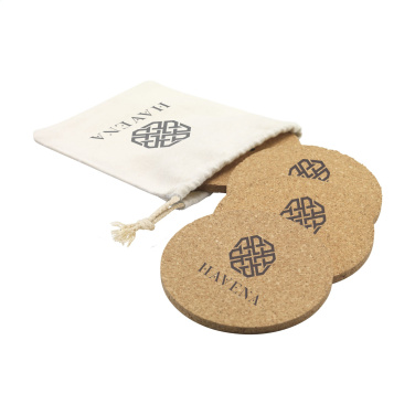 Logotrade mainostuotet kuva: Cork Coaster Set