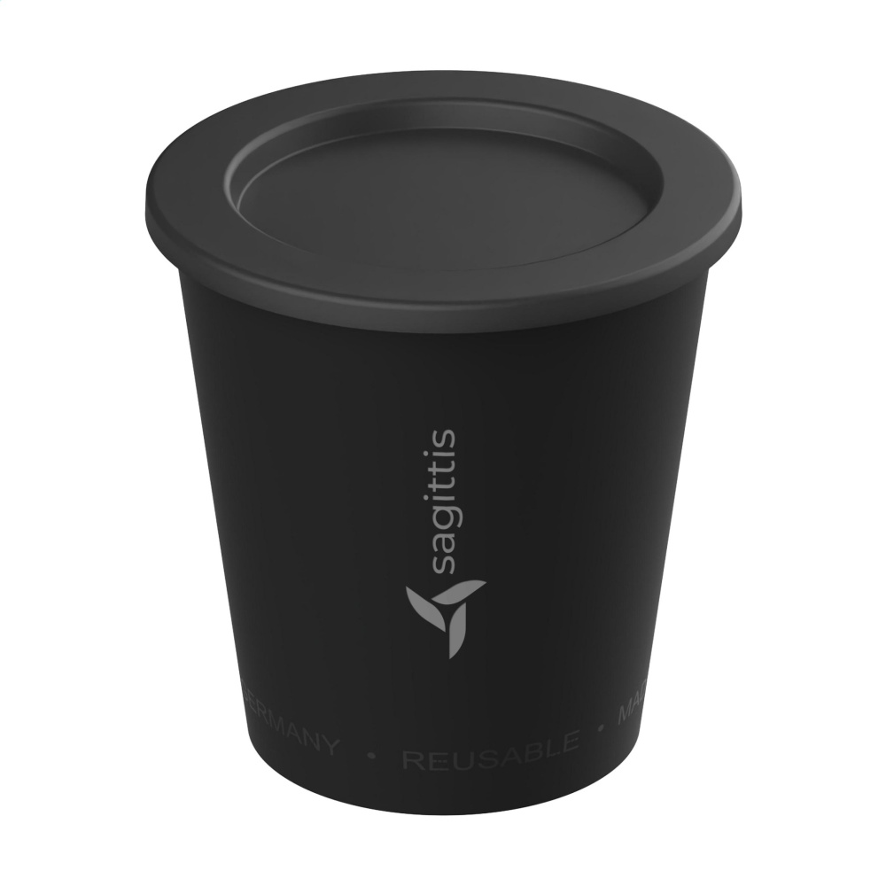 Logotrade liikelahjat mainoslahjat tuotekuva: Drinking Cup biopohjainen kansi 200 ml