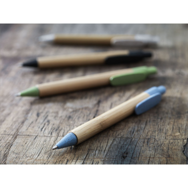 Logotrade mainoslahjat kuva: Bamboo Wheat Pen vehnäolki kuulakärkikynä