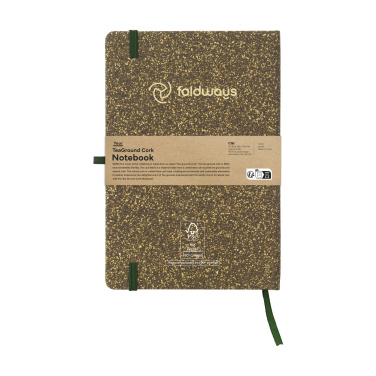 Logotrade mainoslahjat kuva: TeaGround korkkipaperi muistikirja A5