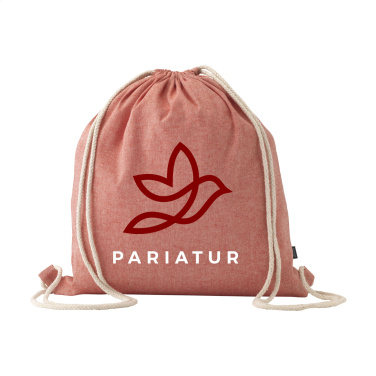 Logotrade mainoslahjat ja liikelahjat tuotekuva: GRS kierrätettyä puuvillaa PromoBag (180 g/m²) reppu