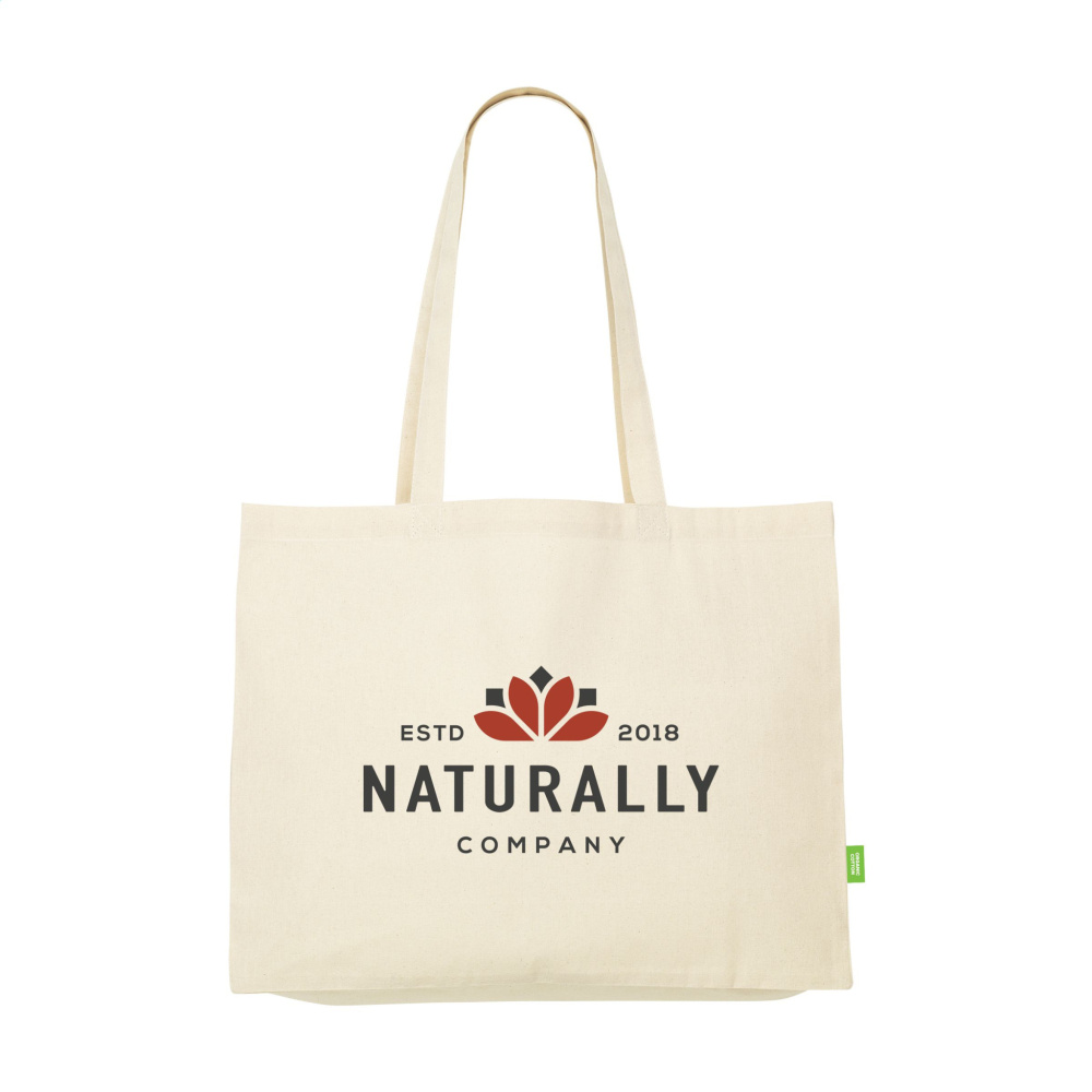 Logo trade liikelahjat tuotekuva: ECO Shopper luomupuuvilla (180 g/m²) ostoskassi