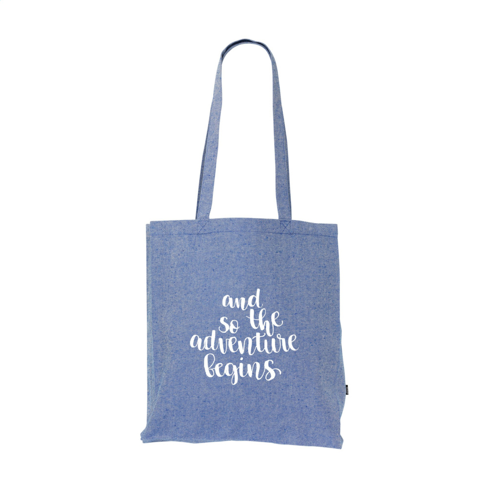 Logo trade mainostuote kuva: Melange Shopper GRS kierrätetty kangaskassi (280 g/m²).