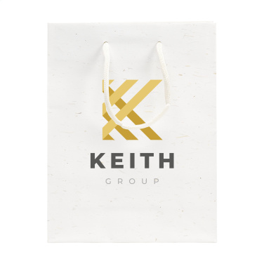 Logotrade liikelahja tuotekuva: Leaf It Bag kierrätetty olkikuiduilla (180 g/m²) S