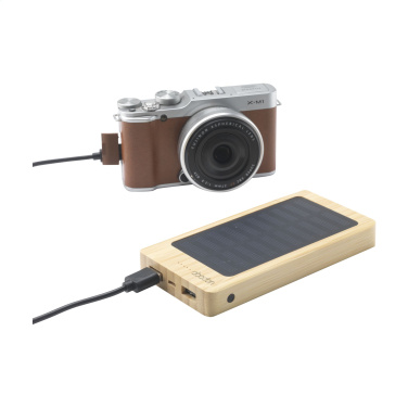 Logotrade mainostuote tuotekuva: Solar Powerbank 8000+ langaton laturi