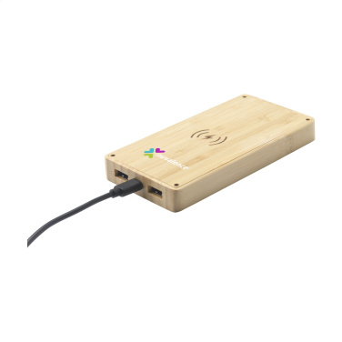 Logotrade liikelahjat mainoslahjat tuotekuva: Solar Powerbank 8000+ langaton laturi
