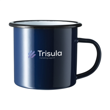 Logo trade mainoslahjat tuotekuva: Retro emalimuki 350 ml