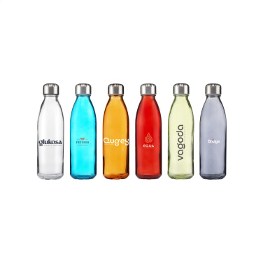 Logotrade mainoslahjat ja liikelahjat tuotekuva: Topflask Glass 650 ml juomapullo
