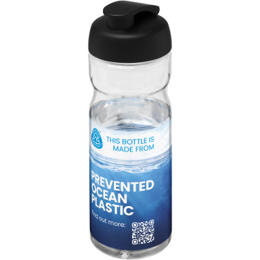 Logo trade liikelahjat mainoslahjat kuva: H2O Active® Eco Base 650 ml -urheilujuomapullo läppäkannella