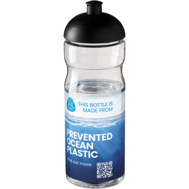 Logo trade mainoslahjat tuotekuva: H2O Active® Eco Base 650 ml -urheilujuomapullo kupukannella