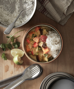 Logo trade mainostuotet tuotekuva: Black+Blum lasinen lounaskulho 750ml