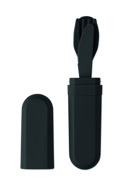 Logo trade mainoslahja ja liikelahja tuotekuva: Ruokailuvälinesarja PLA