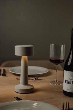 Logo trade liikelahja kuva: VINGA Maris RSC  -pöytävalaisin kierrätettyä muovia