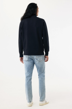 Logotrade mainoslahja tuotekuva: IQONIQ Elgon -vetoketjullinen collegepaita kierrätyspuuvilla