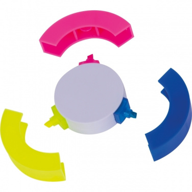 Logotrade mainostuote tuotekuva: 3-in-1 korostuskynä ANDORRA