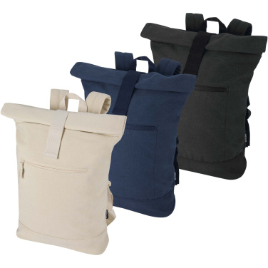 Logo trade mainoslahja kuva: Recanvas 14" GRS-kierrätetty rullattava reppu, 16 L