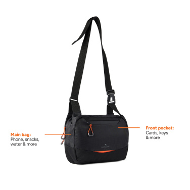 Logotrade liikelahja tuotekuva: Nordic Drift Trail RCS Crossbody-laukku 4L
