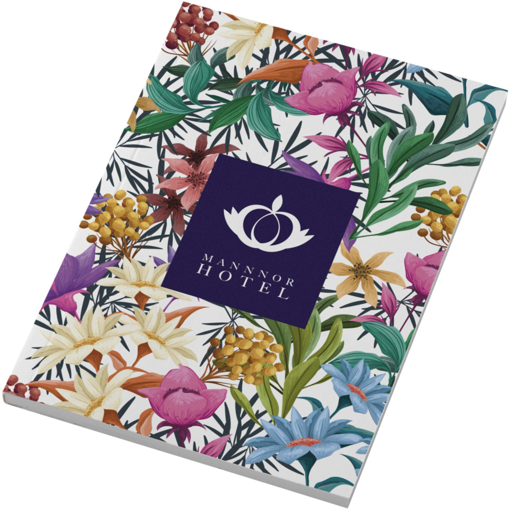 Logotrade reklaminiai produktai nuotrauka: Novella Austen A6 minkštu viršeliu sąsiuvinis – 50 lapų