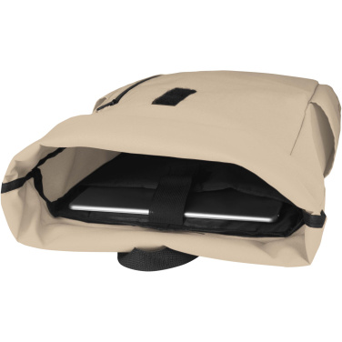 Logotrade reklaminiai produktai nuotrauka: Byron 15,6 colių GRS RPET susukama kuprinė 18L