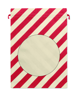 Logotrade firminės dovanos nuotrauka: Didelis Kalėdų Senelio medvilninis krepšys