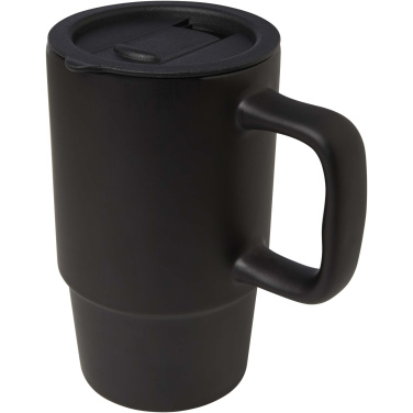 Logotrade dovana nuotrauka: Carter 450 ml keraminis puodelis su plastikiniu dangteliu