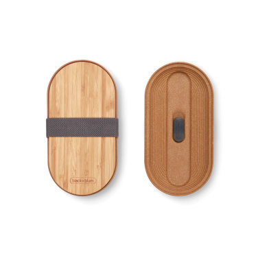 Logotrade verslo dovanos nuotrauka: „Black+Blum“ nerūdijančio plieno dviguba bento dėžutė