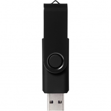 Logotrade dāvanas foto: Pagriežams metālisks 4 GB USB zibatmiņas disks