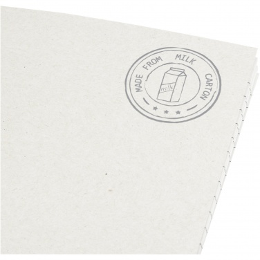 Logotrade Ideja dāvanas foto: Dairy Dream A5 izmēra atsauces otrreizējās pārstrādes piena kastītes cahier piezīmju grāmatiņa
