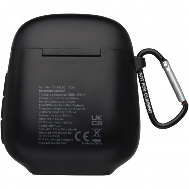 Logotrade ziemassvētku dāvanas foto: Remix automātiskā savienošana pārī True Wireless austiņas un skaļruni