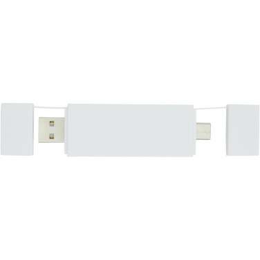 Logotrade korporatīvās dāvanas foto: Mulan duālais USB 2.0 centrmezgls