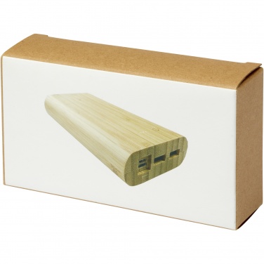 Logotrade Ideja dāvanas foto: Tulda 20 000 mAh bambusa jaudas banka