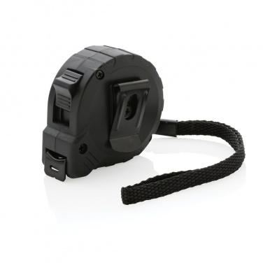 Logotrade logo dāvanas foto: RCS pārstrādāta plastmasas 3M/16 mm lente ar apturēšanas pogu