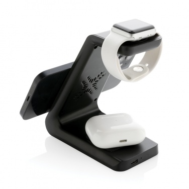 Logotrade dāvanas foto: Urban Vitamin Fairfield 3in1 RCS rplastmasas lādētājs