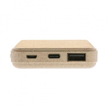 Logotrade korporatīvās dāvanas foto: Korķa un kviešu 5000 mAh kabatas jaudas banka