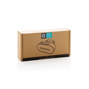 Logotrade ziemassvētku dāvanas foto: Lumino RCS otrreizēji pārstrādāta plastmasas USB atkārtoti uzlādējams velosipēda lukturu komplekts