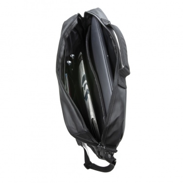 Logotrade ziemassvētku dāvanas foto: Modes melna 15,6" klēpjdatora soma bez PVC