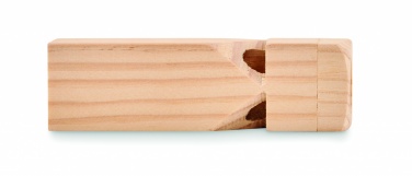 Logotrade ziemassvētku dāvanas foto: Koka vilciena svilpe