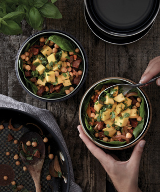 Logotrade Ideja dāvanas foto: Black+Blum stikla pusdienu bļoda 750ml