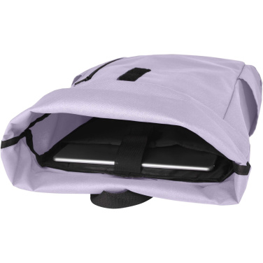 Logotrade Ideja dāvanas foto: Byron 15,6 collu GRS RPET mugursoma ar rullīti 18L