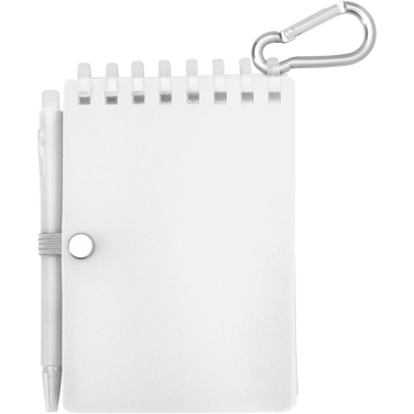 Logotrade dāvanas foto: Lig Mini pārstrādātu mīksto vāku piezīmju grāmatiņas un lodīšu pildspalvas komplekts āra lietošanai (melna tinte)