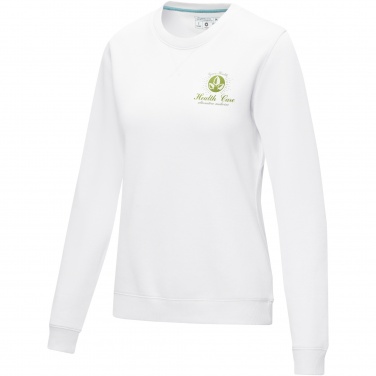 Логотрейд pекламные подарки картинка: Jasper women’s organic recycled crewneck sweater
