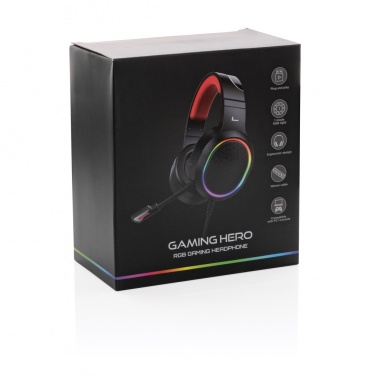 Лого трейд pекламные подарки фото: игровая гарнитура RGB