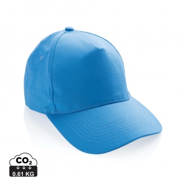 Логотрейд бизнес-подарки картинка: Кепка Impact 5panel 280gr из переработанного хлопка с трассером AWARE™