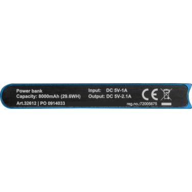 Лого трейд pекламные cувениры фото: Power Bank 8 000 мАч WOLFSBERG
