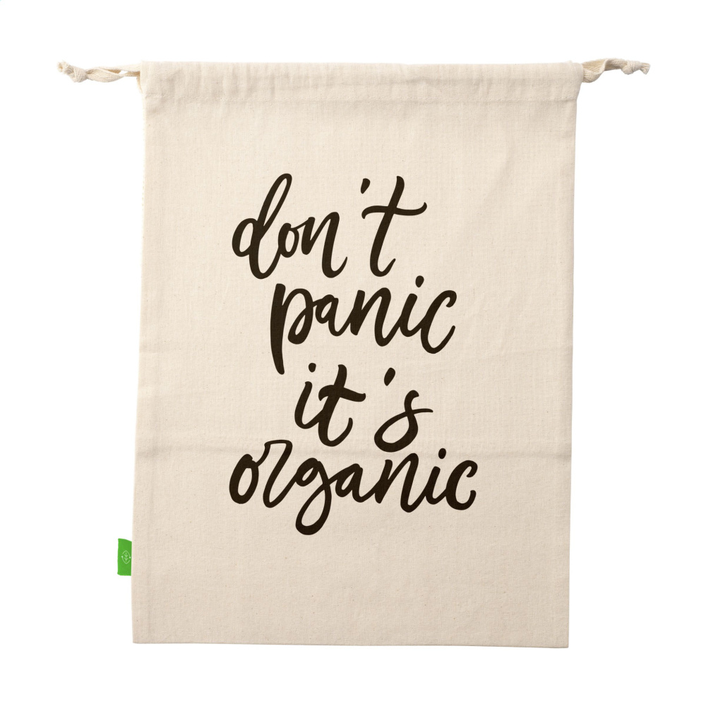 Логотрейд pекламные cувениры картинка: Фруктовый мешок Natura Organic GOTS Mesh Bag (120 г/м²)