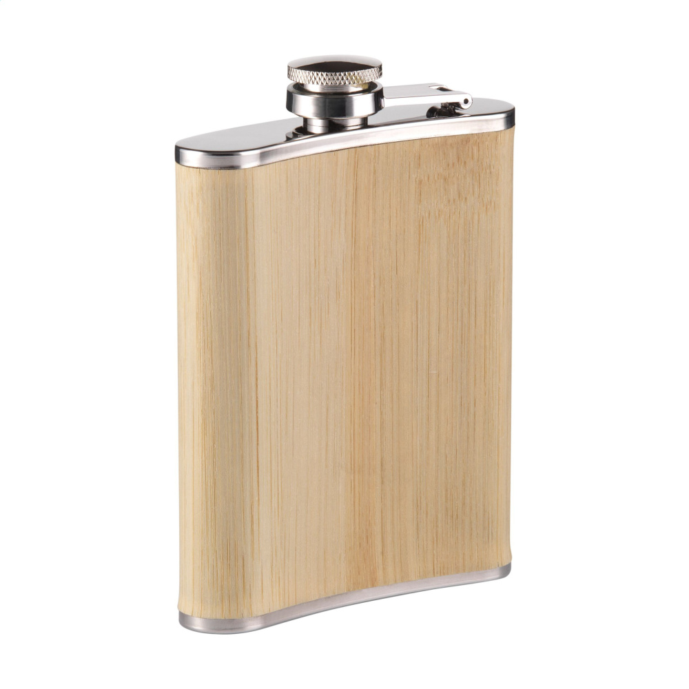 Лого трейд pекламные подарки фото: Бутылка для питья Hipflask Bamboo 200 мл