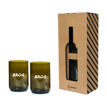 Логотрейд pекламные cувениры картинка: Rebottled® Tumbler, 2 стакана в упаковке