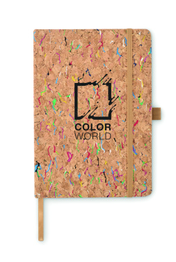 Логотрейд бизнес-подарки картинка: A5 cork coloured notebook